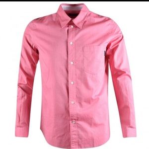 🌸🎟️🏴󠁧󠁢󠁥󠁮󠁧󠁿Paul Smith Mens Salmon Pink Long Sleeve Shirt medium